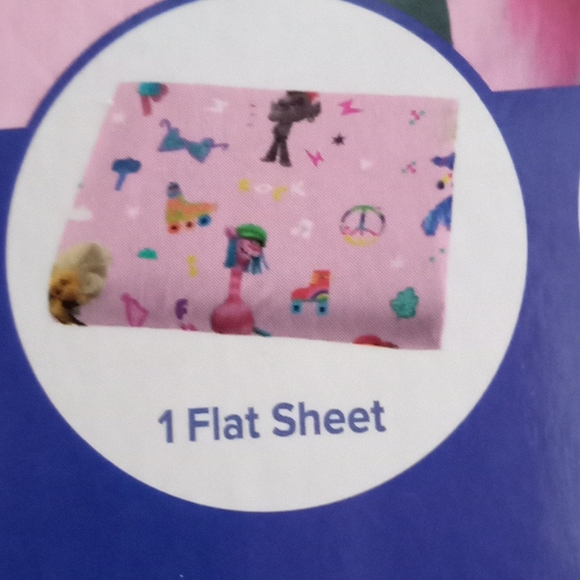 ☃️ Trolls World Tour Sheets - Picture 4 of 11